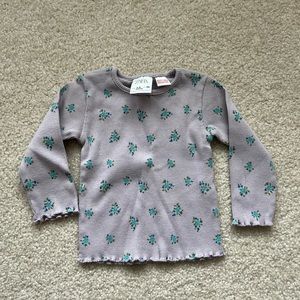 Zara ribbed knit shirt